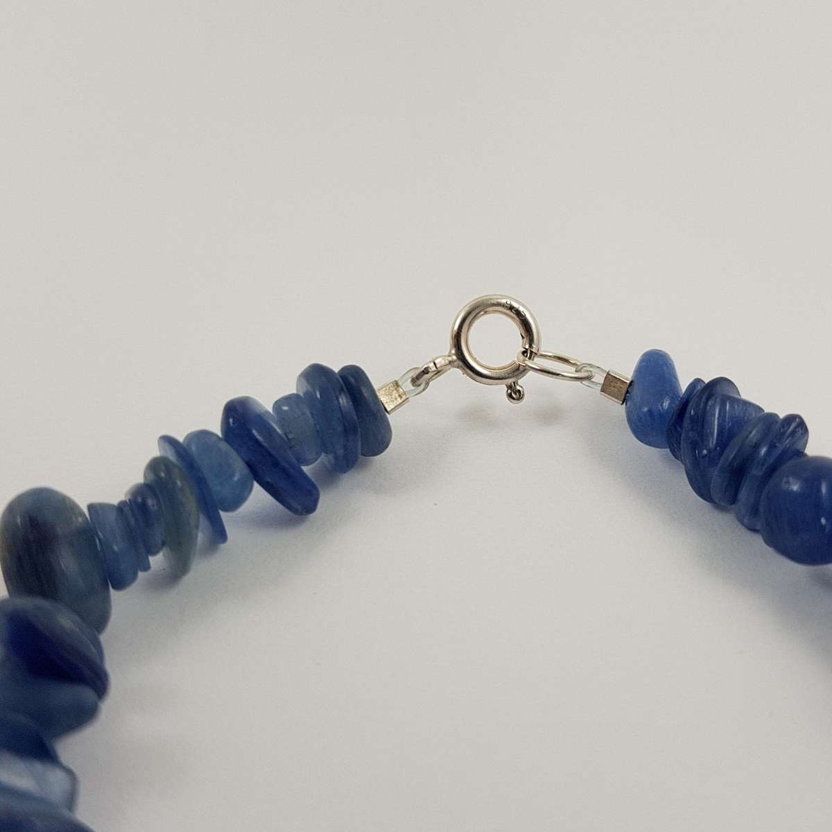 Kyanite & Sterling Silver Bracelet - 18.5 cm