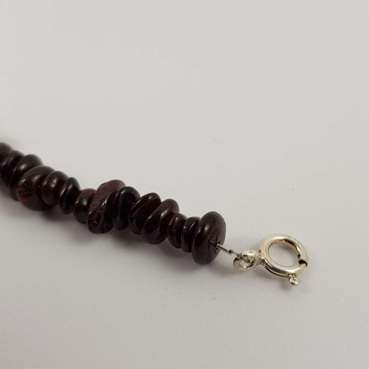 Ruby Red Freeform Garnet Bracelet - 19.5cm