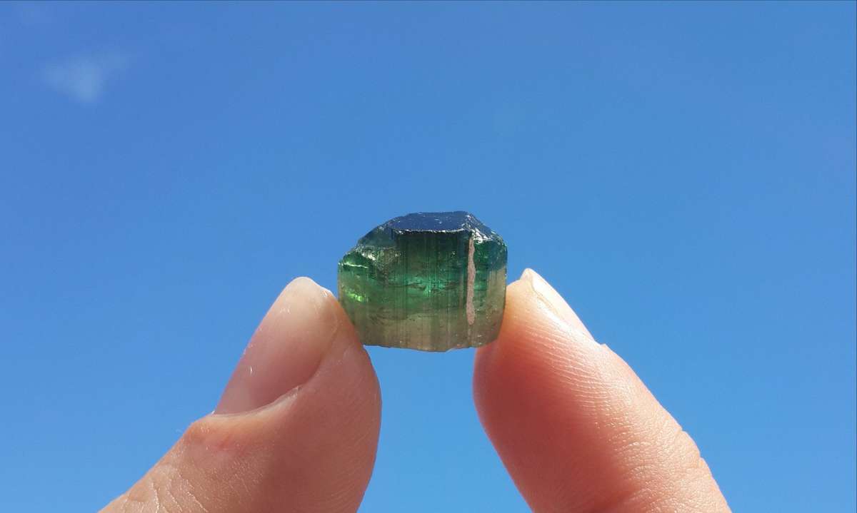 Watermelon Tourmaline Crystal - 19ct!