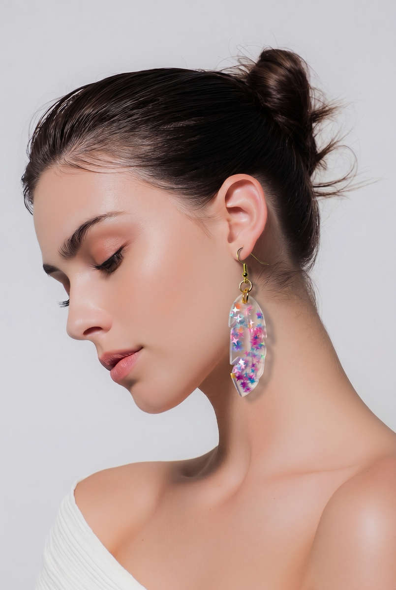 An elegant sophisticated statement piece with hypo-allergenic hooks, the ultimate party earring t...