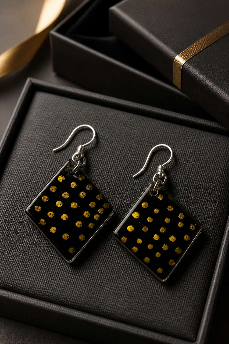 Cool stylish funky hypo-allergenic handmade earrings . Lightweight and comfy. make it yours   !  ...