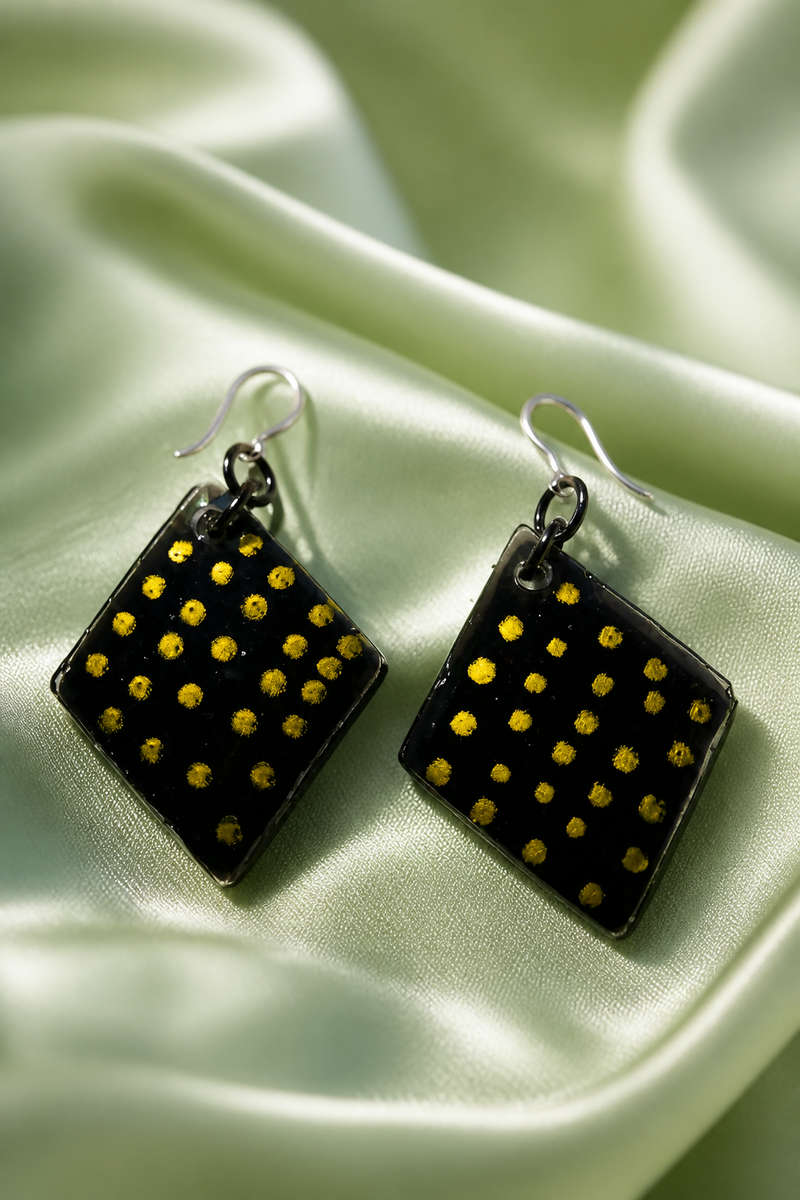 Cool stylish funky hypo-allergenic handmade earrings . Lightweight and comfy. make it yours   !  ...