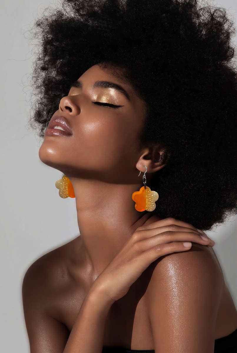 Cool neon funky hypo-allergenic handmade earrings. Lightweight and comfy . Make it yours    G03