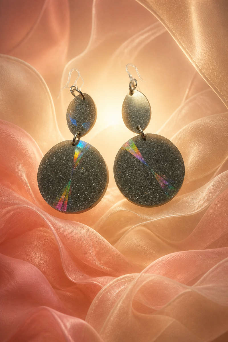 Beautiful stylish elegance. Handmade earringhs with comfy hypo-allergenic hooks. Sparkle your sty...