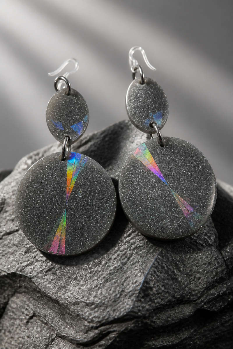 Beautiful stylish elegance. Handmade earringhs with comfy hypo-allergenic hooks. Sparkle your sty...