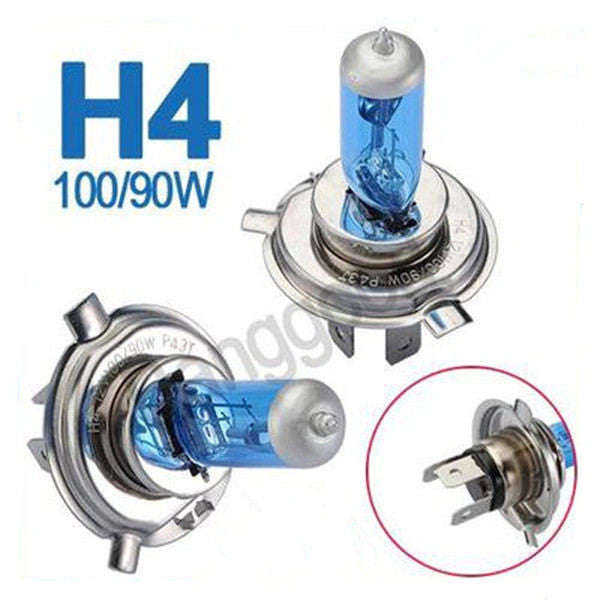 Xenon H4 halogen bulbs