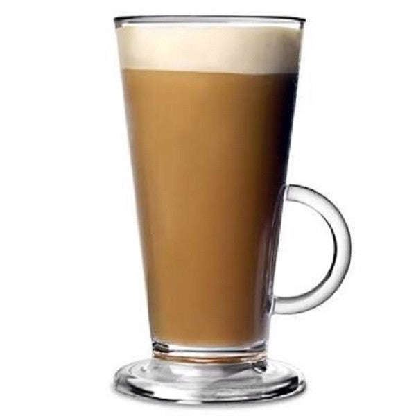 6 Piece Glass Coffee Mug Set