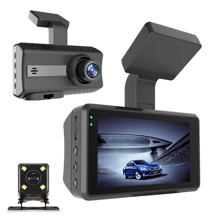 Front & Rear Dual Camera Night Vision Dash Cam