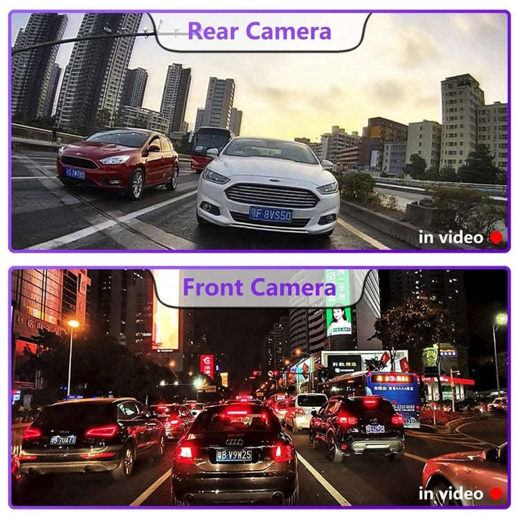 Front & Rear Dual Camera Night Vision Dash Cam