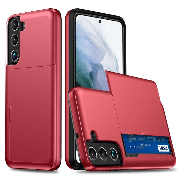 Shockproof Armor Phone Case with Card Slot, For Samsung Galaxy S24 Ultra 5G, For Samsung Galaxy S...