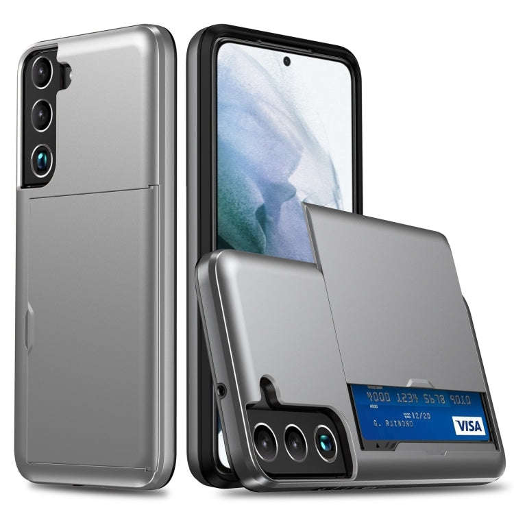 Shockproof Armor Phone Case with Card Slot, For Samsung Galaxy S24 Ultra 5G, For Samsung Galaxy S...
