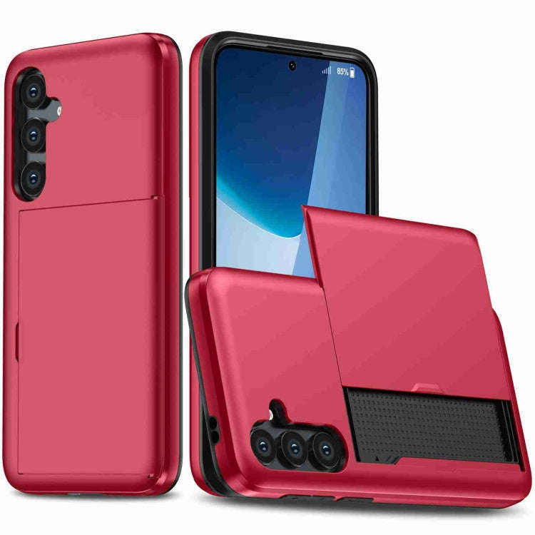 Shockproof Armor Phone Case with Card Slot, For Samsung Galaxy S24 Ultra 5G, For Samsung Galaxy S...