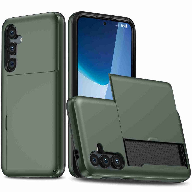 Shockproof Armor Phone Case with Card Slot, For Samsung Galaxy S24 Ultra 5G, For Samsung Galaxy S...