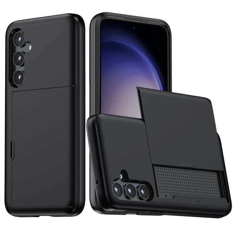 Shockproof Armor Phone Case with Card Slot, For Samsung Galaxy S24 Ultra 5G, For Samsung Galaxy S...