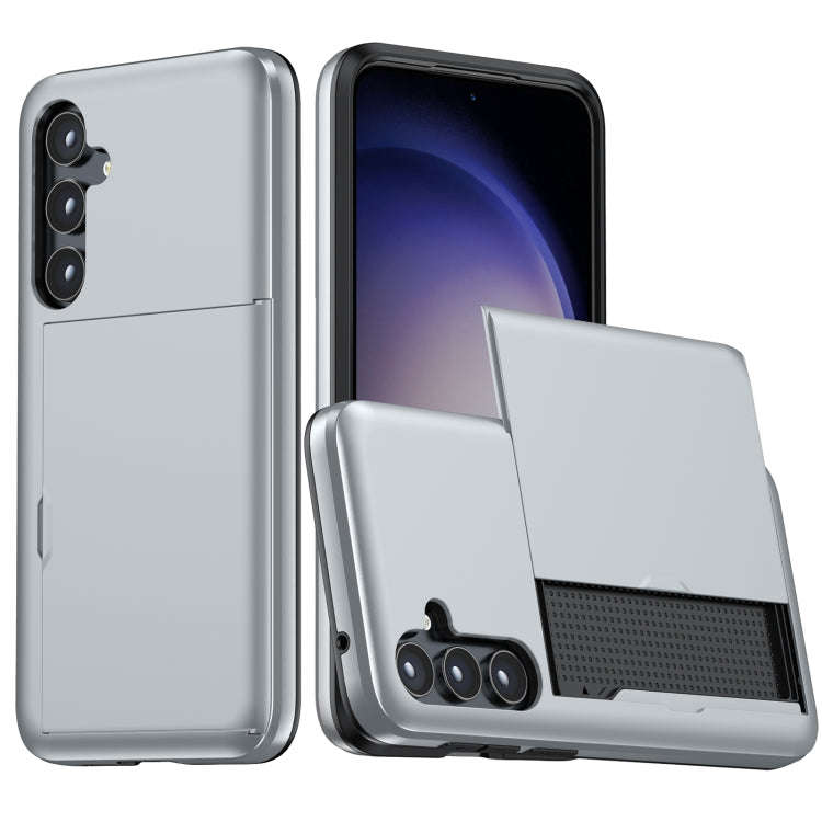Shockproof Armor Phone Case with Card Slot, For Samsung Galaxy S24 Ultra 5G, For Samsung Galaxy S...