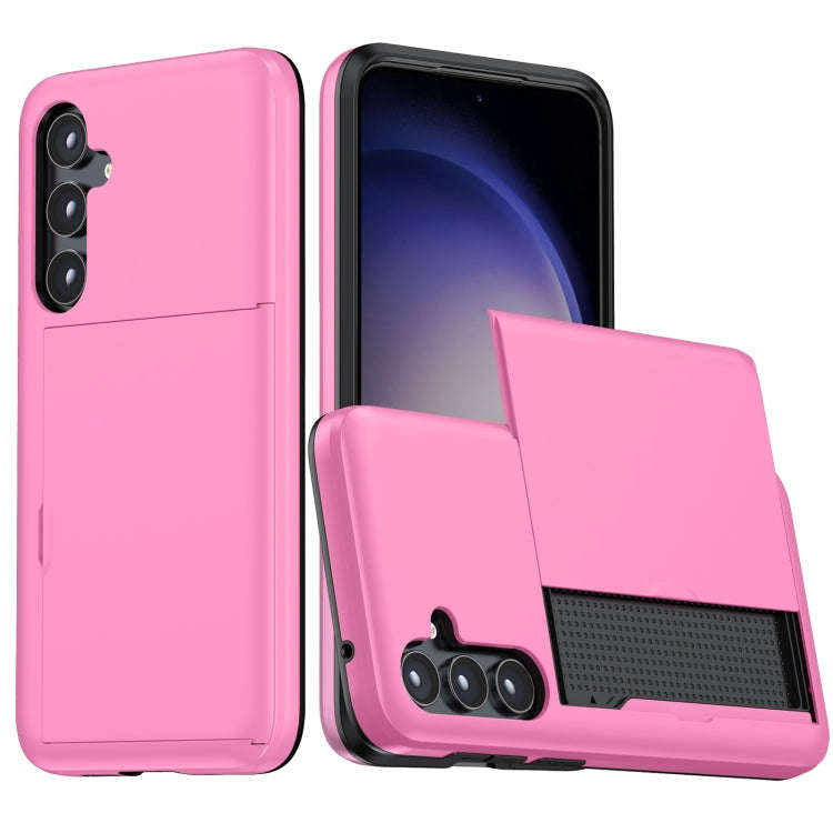 Shockproof Armor Phone Case with Card Slot, For Samsung Galaxy S24 Ultra 5G, For Samsung Galaxy S...