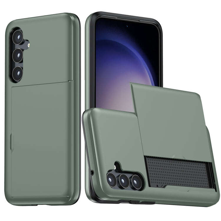 Shockproof Armor Phone Case with Card Slot, For Samsung Galaxy S24 Ultra 5G, For Samsung Galaxy S...