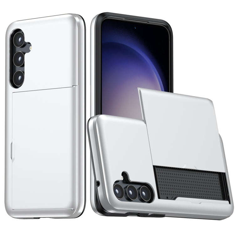 Shockproof Armor Phone Case with Card Slot, For Samsung Galaxy S24 Ultra 5G, For Samsung Galaxy S...