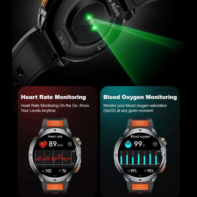 MT68 Outdoor Smart Watch  1.7 inch IPS, 1000mAh