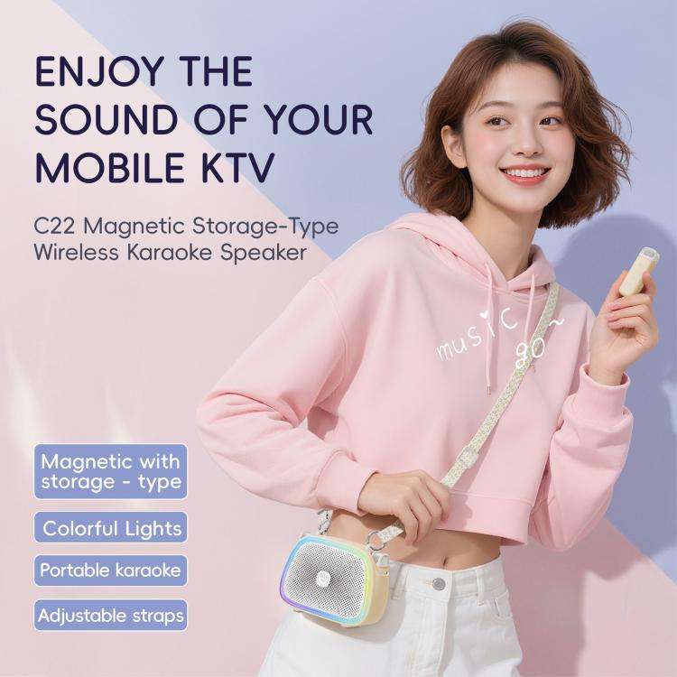 C22 Portable Karaoke Wireless Speaker with Microphone