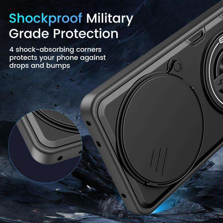 Sliding Ring Holder Phone Case for Redmi Note 15 Series