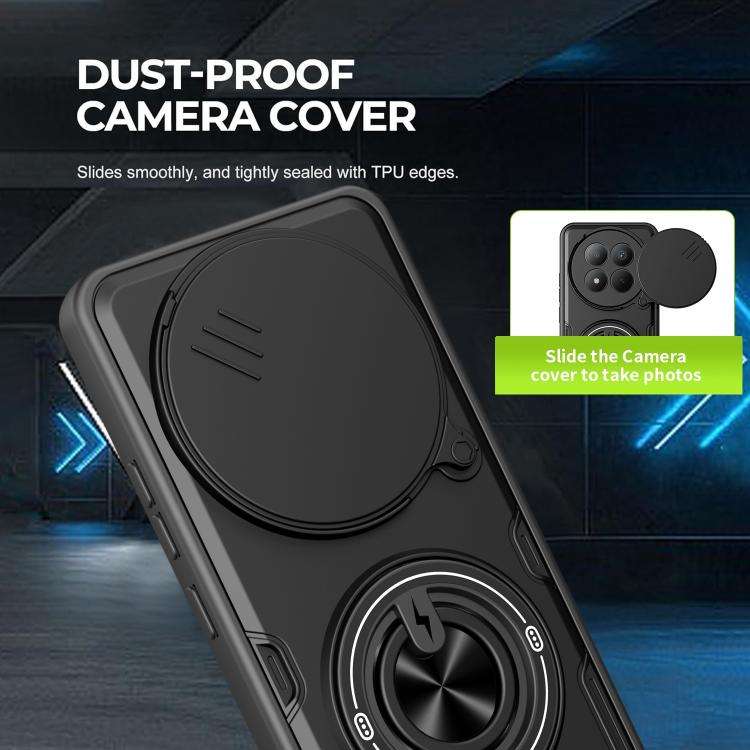 Sliding Ring Holder Phone Case for Redmi Note 15 Series