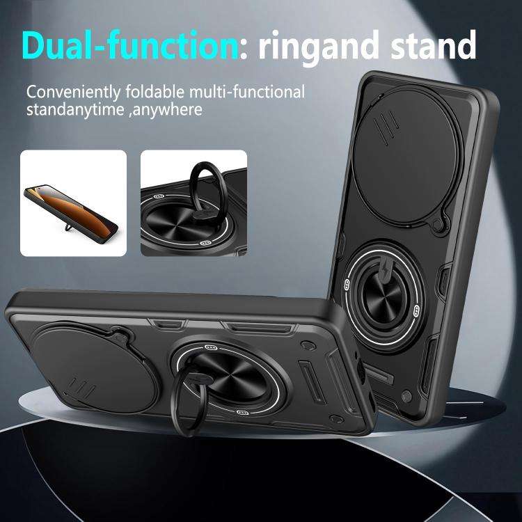 Sliding Ring Holder Phone Case for Redmi Note 15 Series