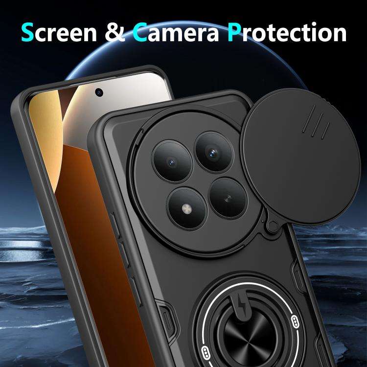 Sliding Ring Holder Phone Case for Redmi Note 15 Series