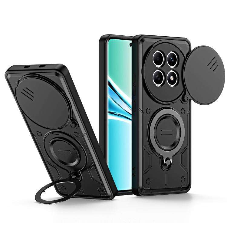 Ring Holder Lens Slide Cover Phone Case, For Redmi Note 15 Pro+ Global 163.3m, For Redmi Note 15 ...