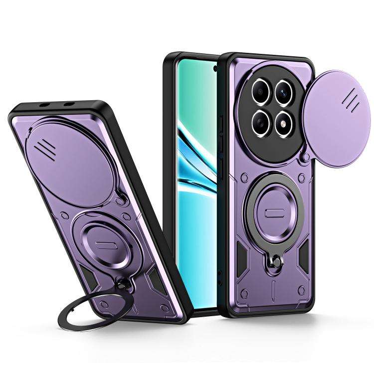 Ring Holder Lens Slide Cover Phone Case, For Redmi Note 15 Pro+ Global 163.3m, For Redmi Note 15 ...