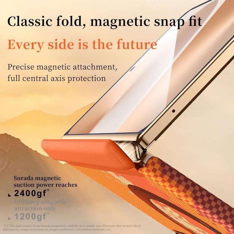 SULADA Kevlar Pixel Grid Texture Rotation Magnetic Holder Phone Case, For Galaxy Z Fold8 5G, For ...