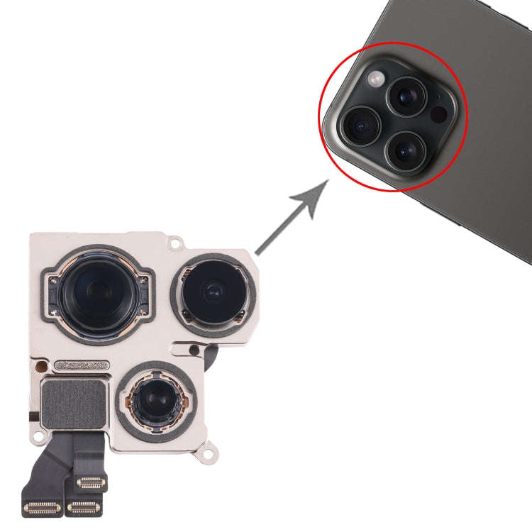 For iPhone 15 Pro Back Facing Camera, For iPhone 15 Pro