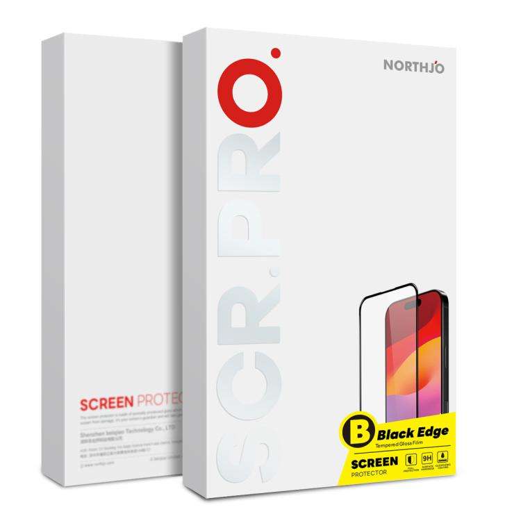 NORTHJO A Screen Protector Full Glue Silk Printing Tempered Glass Film, For iPhone 17 Pro Max, ...