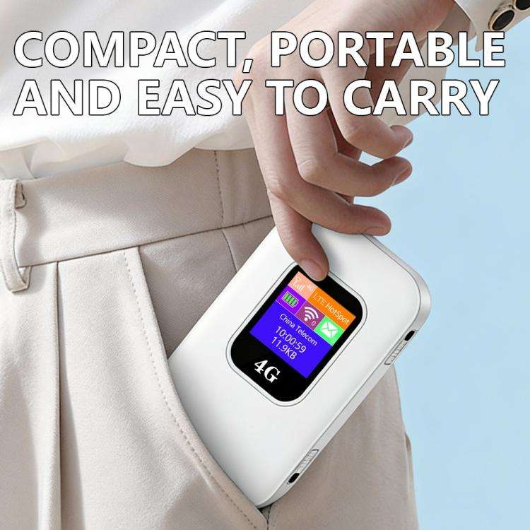 M1-E Eurasian Version 2 Antennas WiFi 6 300Mbps Portable Hotspot 4G LTE Mobile WiFi Router, Euras...