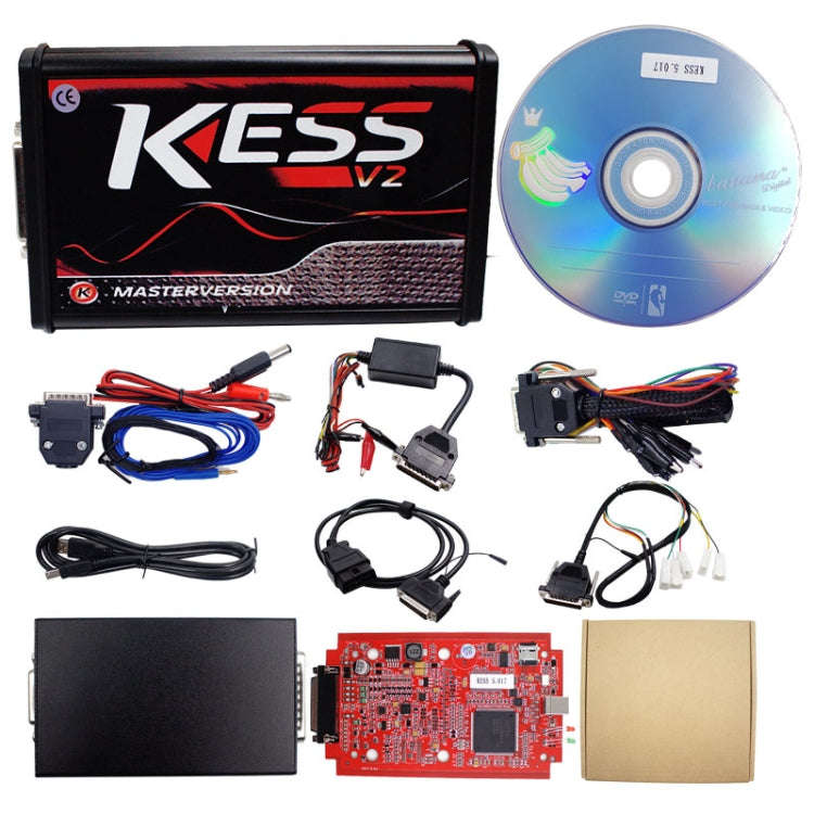 V2 V5.017 EU ECM Titanium Winols KTAG 4 LED Online Master Version ECU OBD car / truck Programmer ...