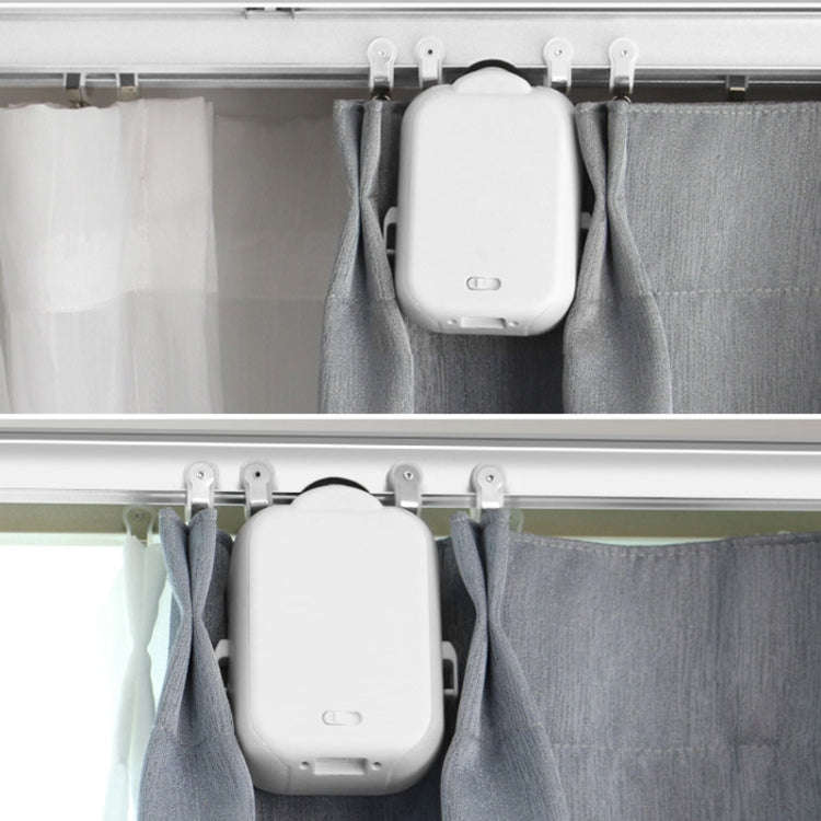 X101 Smart Home Automatic Curtain Machine With RC, Style:, Track Model Single Host, Track Model D...