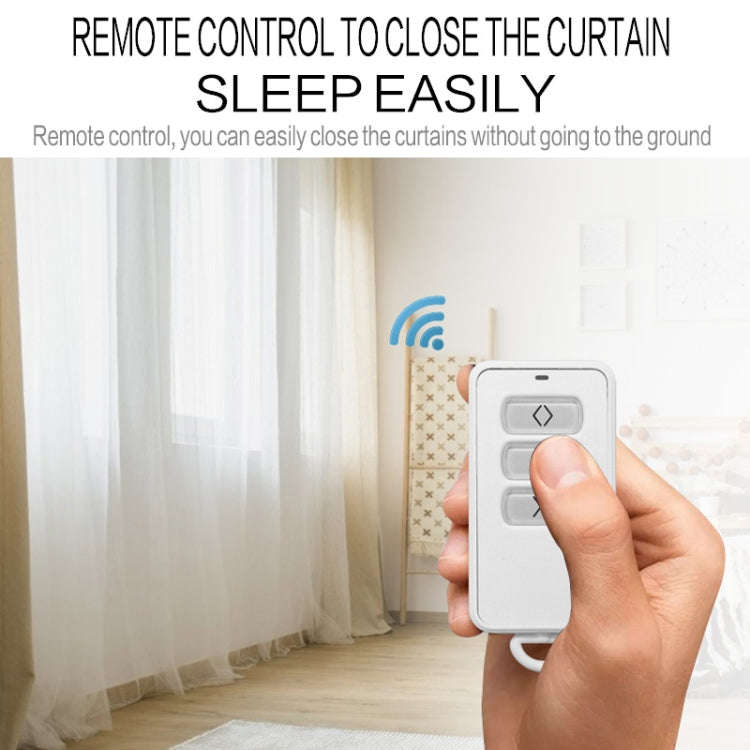 X101 Smart Home Automatic Curtain Machine With RC, Style:, Track Model Single Host, Track Model D...