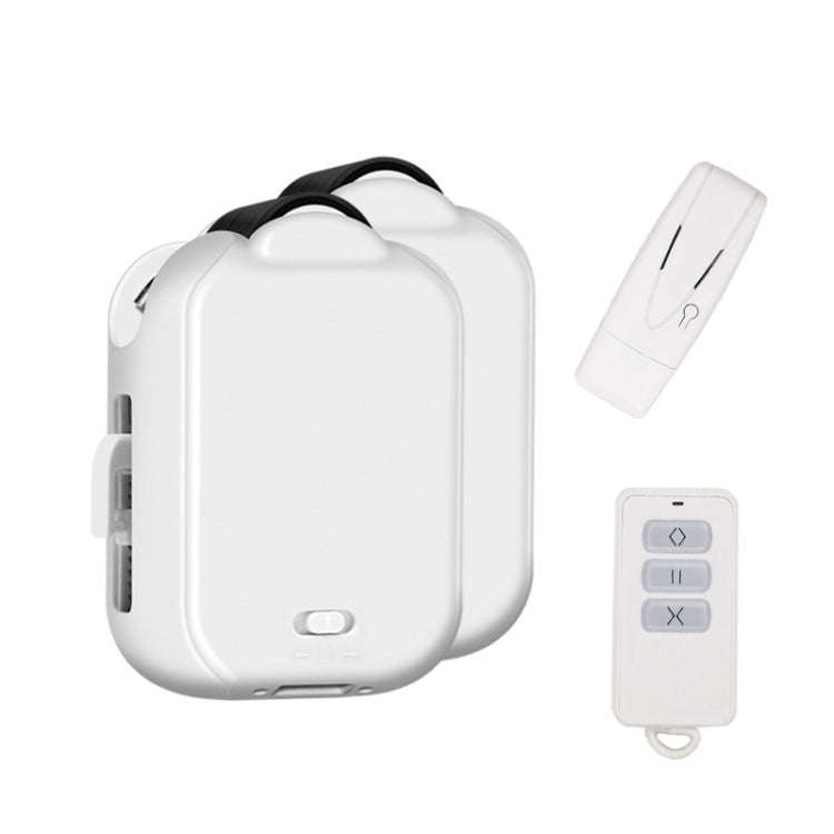 X101 Smart Home Automatic Curtain Machine With RC, Style:, Track Model Single Host, Track Model D...