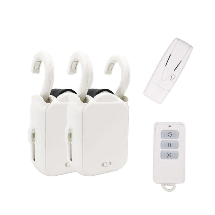 X101 Smart Home Automatic Curtain Machine With RC, Style:, Track Model Single Host, Track Model D...