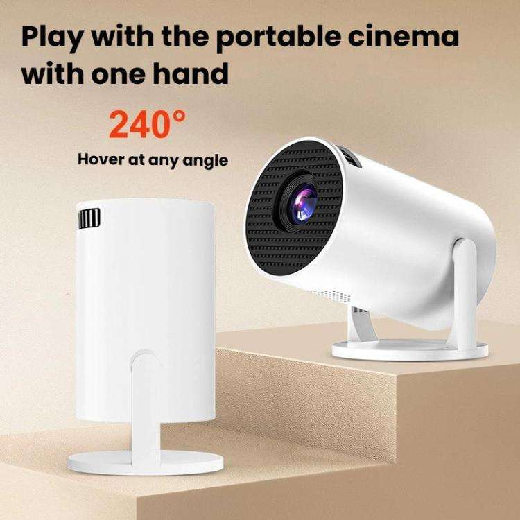 HY200 Home 1080P Projector Mini HD Smart WiFi Projector, US Plug, EU Plug, UK Plug, AU Plug