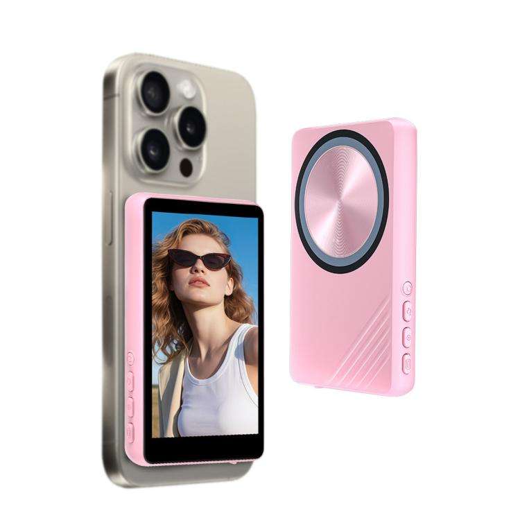 Magnetic Phone Screen Mirror Wireless Rear Camera Selfie Display