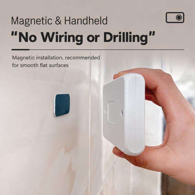 Backlit Magnetic Motion Sensor Night Light LED Wall Sconce Rechargeable Hallway Lamp, Warm Light,...