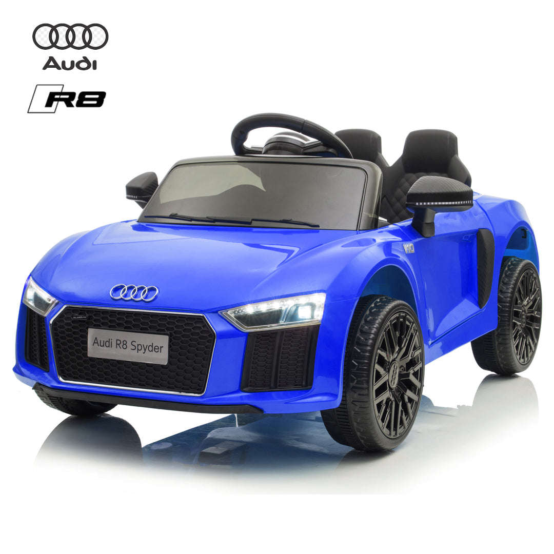 12V Audi R8 Kids Electric Ride on Car | Blue