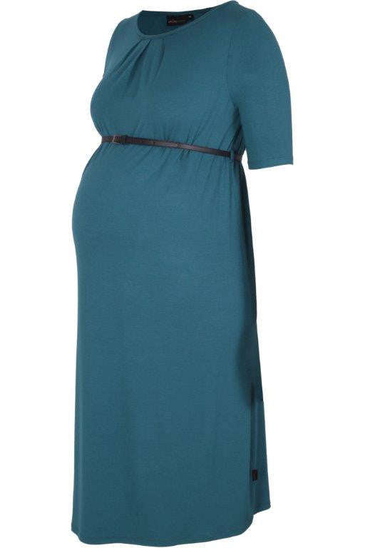 Pleat Work Dress Jade - M