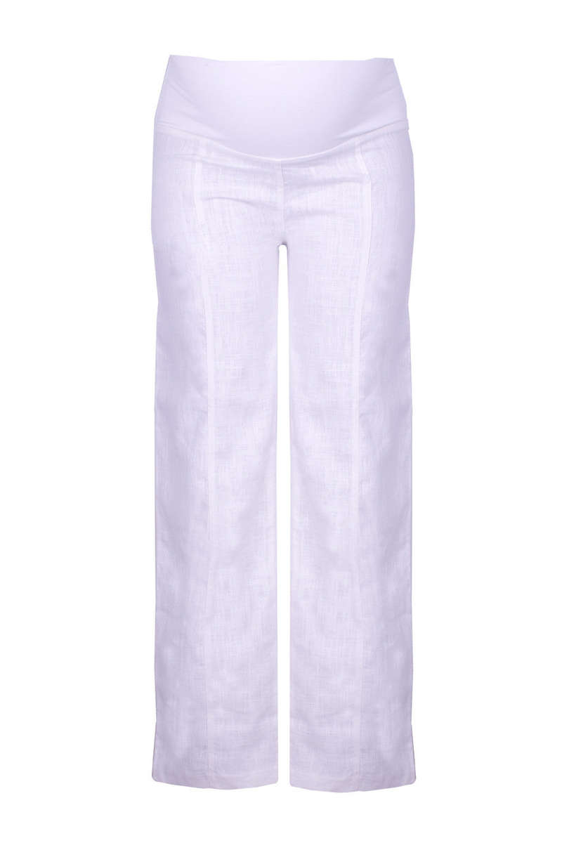 Linen Pants White - 36