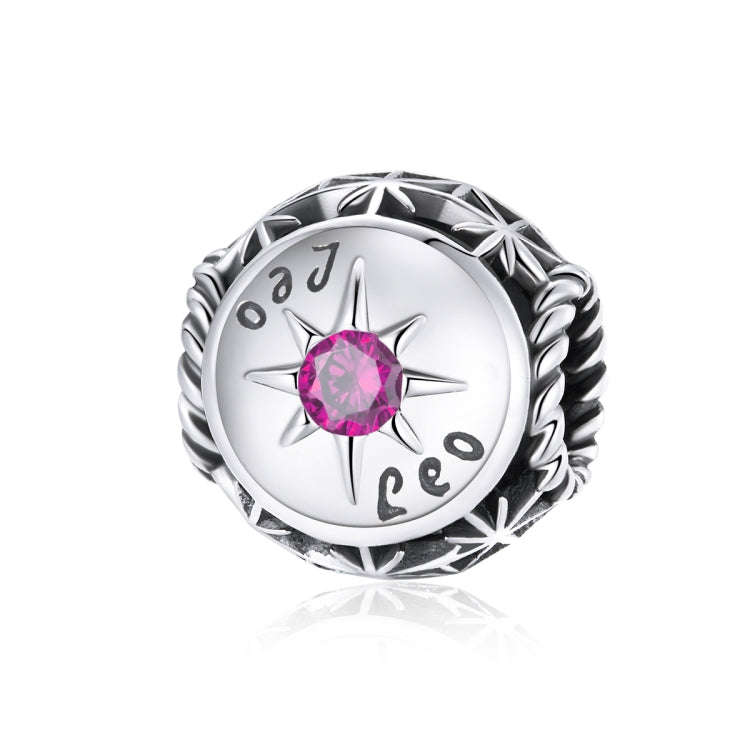 S925 Sterling Silver Twelve Constellation Zircon Beads DIY Bracelet Necklace Accessories, Aries, ...