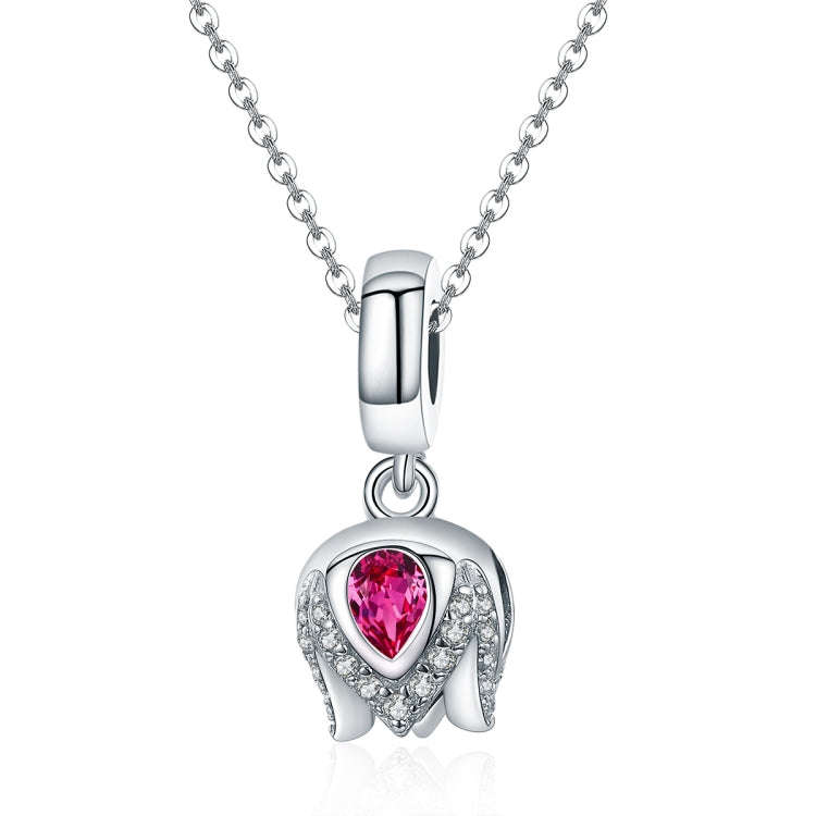 S925 Sterling Silver Pendant Tulip Beads DIY Bracelet Necklace Accessories