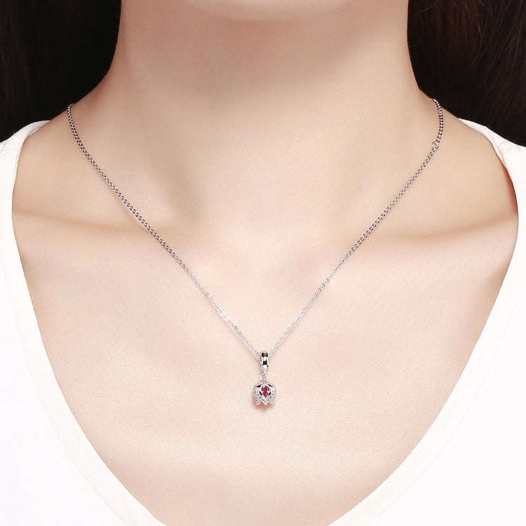 S925 Sterling Silver Pendant Tulip Beads DIY Bracelet Necklace Accessories