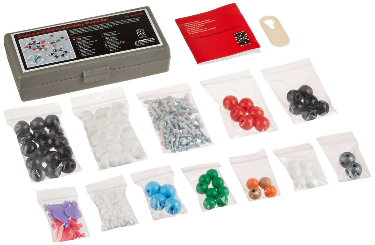 Molecular Models 214 Piece Organic and Stereochemistry Set