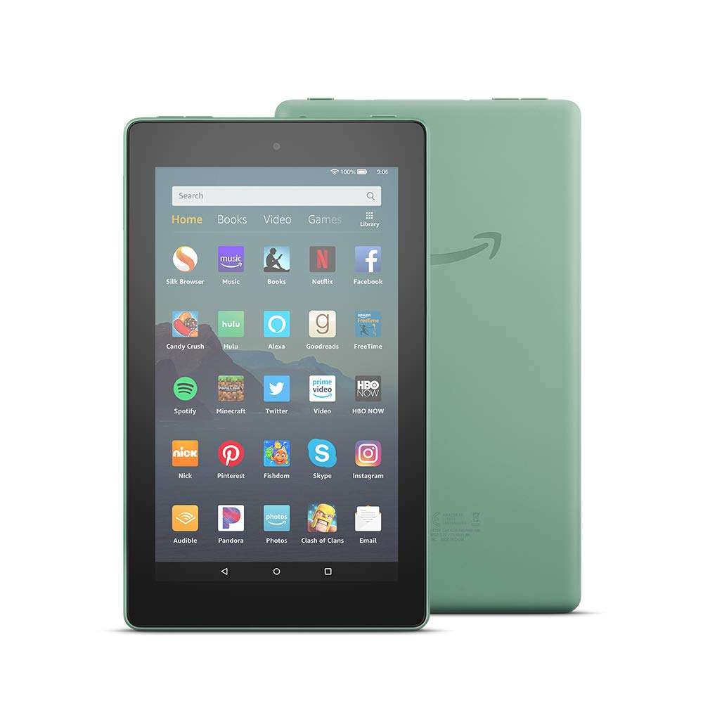 **FREE SHIPPING IN STOCK**Fire 7" Tablet  16GB - Sage Green Generation  9th generation - 2019 rel...